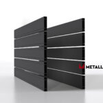 Планкен для забора 120 mm RAL 7024 – покрытие матовое, толщина 0,45 мм в Ижевске  | фото 1