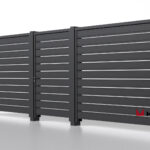 Планкен для забора 120 mm RAL 9005 – покрытие порошковое, толщина 0,45 мм в Ижевске  | фото 5