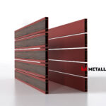 Планкен для забора Printec под дерево 120 mm RAL 3009 – покрытие полиэстер, толщина 0,45 мм в Ижевске  | фото 3