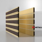 Планкен для забора Printec под дерево 120 mm RAL 1014 – покрытие полиэстер, толщина 0,45 мм в Ижевске  | фото 3