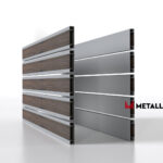 Планкен для забора Printec под дерево 120 mm RAL 7004 – покрытие полиэстер, толщина 0,45 мм в Ижевске  | фото 2
