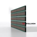 Планкен для забора Printec под дерево 120 mm RAL 6005 – покрытие порошковое, толщина 0,45 мм в Ижевске  | фото 3