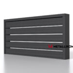 Планкен для забора ранчо 120 mm RAL 7024 – покрытие полиэстер, толщина 0,45 мм в Ижевске  | фото 4