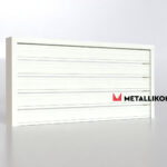 Планкен для забора ранчо 120 mm RAL 9010 – покрытие матовое, толщина 0,45 мм в Ижевске  | фото 2