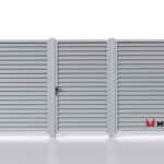 Ламели для забора жалюзи Premium U RAL 7004 – покрытие полиэстер, толщина 0,45 мм в Ижевске  | фото 5