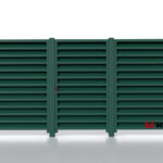 Ламели для забора жалюзи Royal Z RAL 6005 двустороннее покрытие порошковое, толщина 0,45 мм в Ижевске  | фото 7